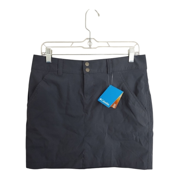 Columbia Saturday Trail Active Fit Omni Shade UPF 50 Nylon Outdoor Hike Skort 8 - Picture 1 of 9